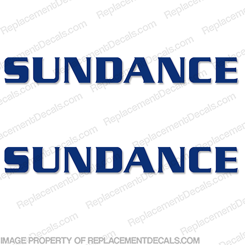 Sundance RV Logo Decals - (Set of 2) Any Color! wind sport, wind-sport, INCR10Aug2021