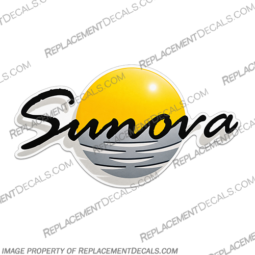 Sunova RV Style 2 Replacement Logo Decal Sunova, RV, Style, 2, replacement, logo, decal, 
