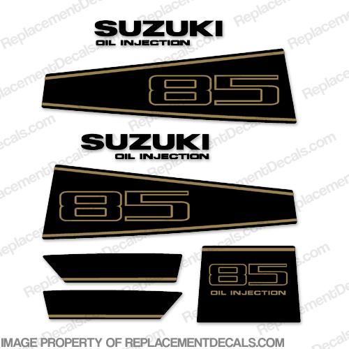 Suzuki 85hp Decal Kit 85 hp, INCR10Aug2021