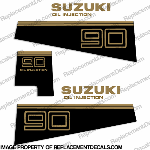 Suzuki 90hp DT90 Decal Kit INCR10Aug2021