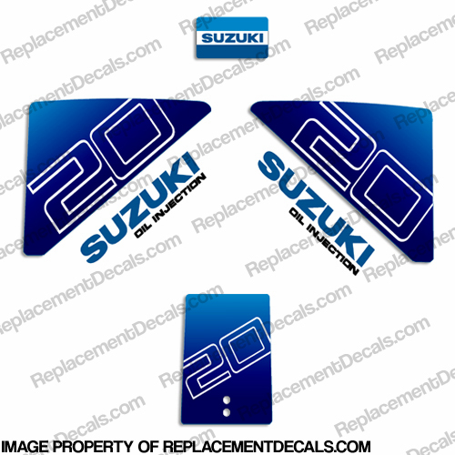 Suzuki 20hp Decal Kit INCR10Aug2021