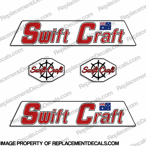 Swift Craft Boat Logo Decals (Set of 2) INCR10Aug2021