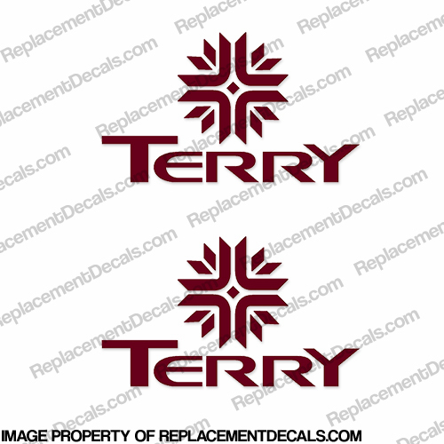 Terry RV Logo Decals (Set of 2) - Any Color! INCR10Aug2021