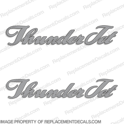 Thunder Jet Boat Decals - Set of 2 INCR10Aug2021