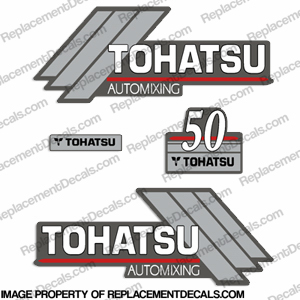 Tohatsu 50hp Automixing Decal Kit INCR10Aug2021