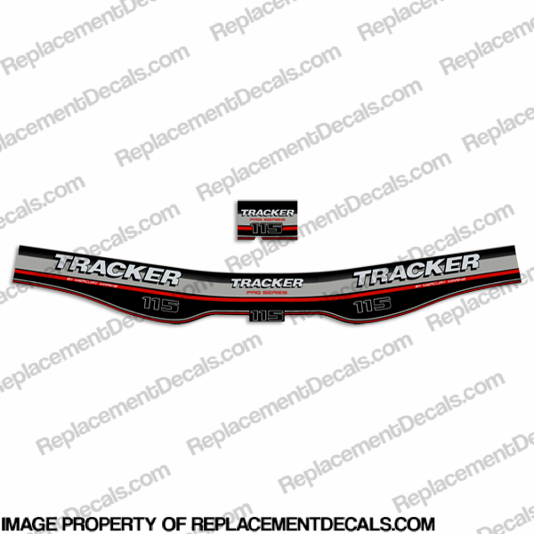 Tracker 115hp Engine Decal kit INCR10Aug2021