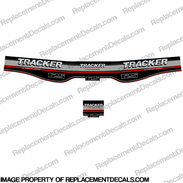 Tracker 125hp Engine Decal kit INCR10Aug2021