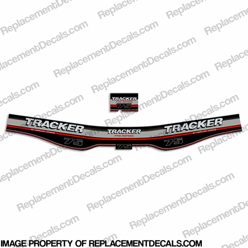 Tracker 75hp Engine Decal kit INCR10Aug2021