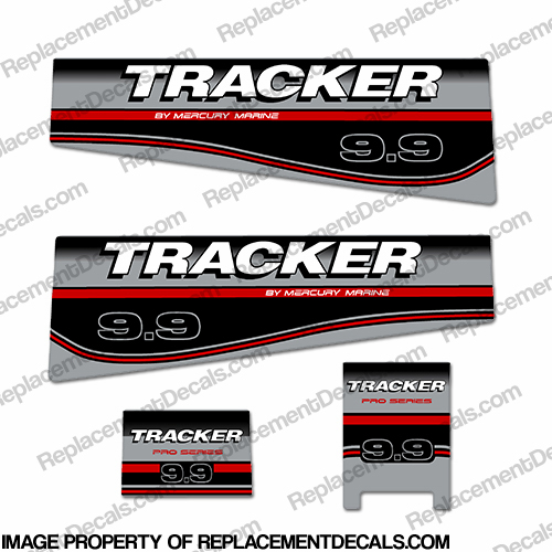 Tracker 9.9hp Engine Decal Kit INCR10Aug2021