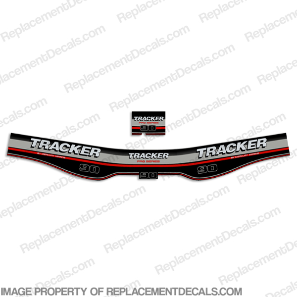 Tracker 90hp Engine Decal kit INCR10Aug2021