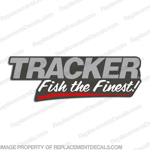 Tracker Boats "Fish The Finest" Decal Bass, tracker, fish, the, finest, INCR10Aug2021