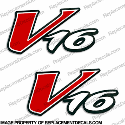 Tracker V16 Boat Logo Decal (Set of 2) INCR10Aug2021
