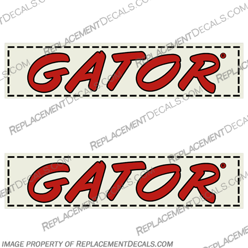 Gator Trailer Decals (Set of 2) - Style 3 gator, trailer, decals, sticker, set, of ,2, style, 3, decal, boat, 