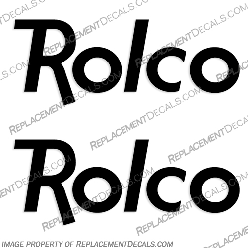 Rolco Boat Trailer Decals (Set of 2) - Any Color!  rolco, boat, trailer, decals, set, of, 2, two, any, color, style, 3, stickers, logos, 