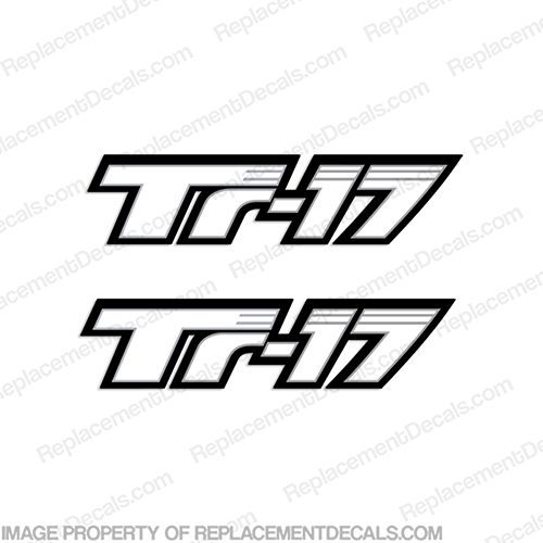 Triton TR-17 Decals (Set of 2)  TR, 17, earl, bentz, tr17, INCR10Aug2021