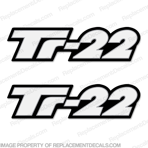 Triton TR-22 Boat Logo Decals (Set of 2) TR, 22, earl, bentz, tr22, tr 22, INCR10Aug2021