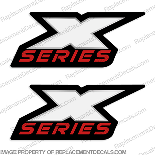 Triton X-Series Boat Logo Decals (Set of 2) x series, INCR10Aug2021