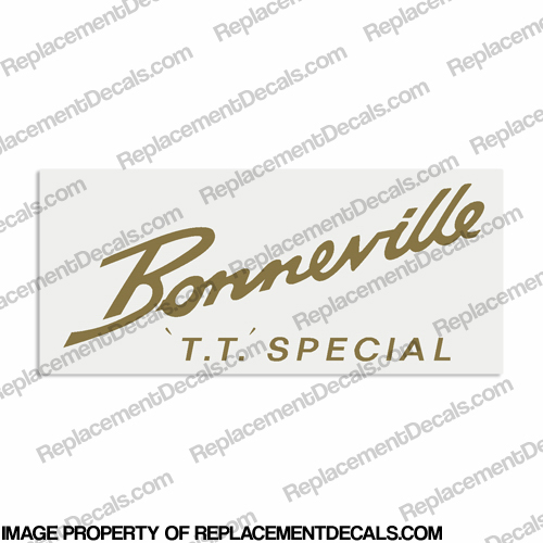 Triumph Bonneville TT Special Decal - Mid 1960s INCR10Aug2021