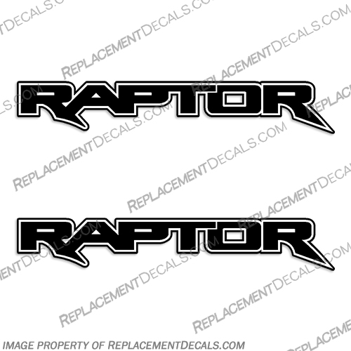 Ford Raptor Truck Bed Decals - Any Color! Ford, Raptor, Truck, Bed, Outboard, Motor, Engine, Decal, Decals, Kit, Any Color, Custom Color