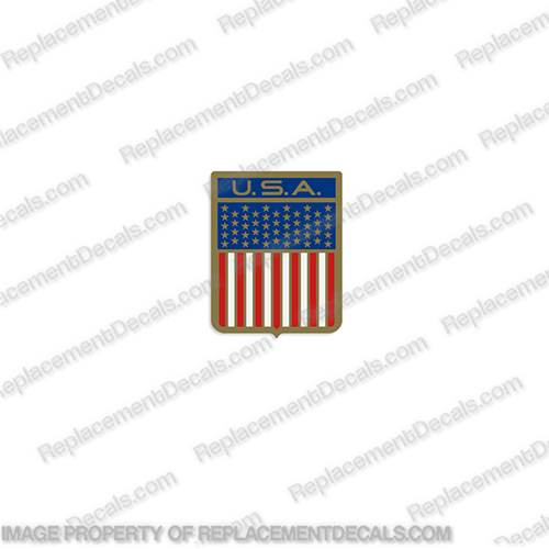 Donzi USA Flag Banner Decal  INCR10Aug2021
