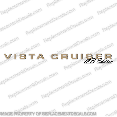 Vista Cruiser MB Edition by Gulf Stream RV Graphic Decal   rv, motorhome, coach, carriage, fifthwheel, fifth, wheel, caravan, recreational, vehicle, gulf, stream, vista, cruiser, me, edition