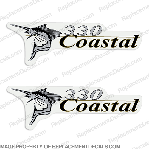 Wellcraft Coastal 330 Logo Boat Decals (Set of 2) INCR10Aug2021