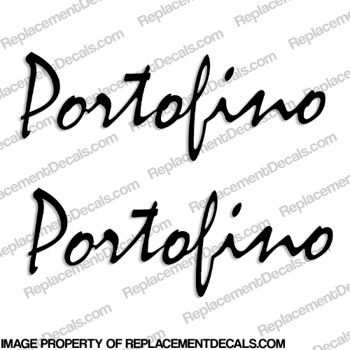 Wellcraft 1980-1990 "Portofino" 43 Logo Decals - Any Color! INCR10Aug2021