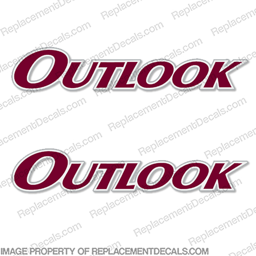 Winnebago Outlook 2007 RV Decal Kit (Set of 2) outlook, RV, rv, camper, 5th wheel, recreational, vehicle, caravan, INCR10Aug2021