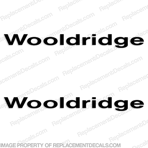 Wooldridge Boat Logo Decals (set of 2) - Any Color! wool, stickers, INCR10Aug2021