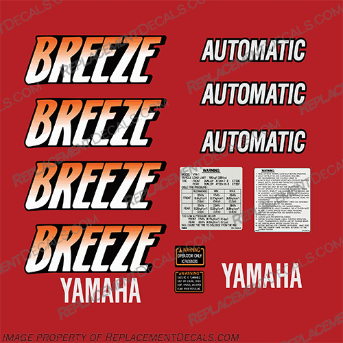 Yamaha Breeze Quad ATV 4-Wheeler Decals  atv, decals, yamaha, four, three, wheeler, atc, 1984, 1985, 1986, stickers, offroad, off, road, motor, bike, motorbike, dirtbike, dirt, tri-moto, moto, atc, ymf, 200, moto-4, 4,wheeler, breeze,