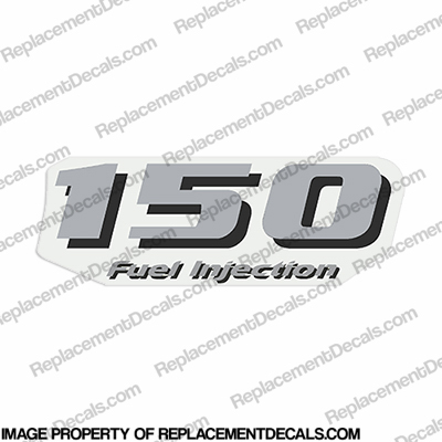 Yamaha Single "150 Fuel Injection" Decal - Rear  INCR10Aug2021