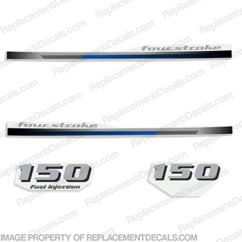 Yamaha 150hp Decals - 2010+ (Partial Kit) - Y-150-13-P