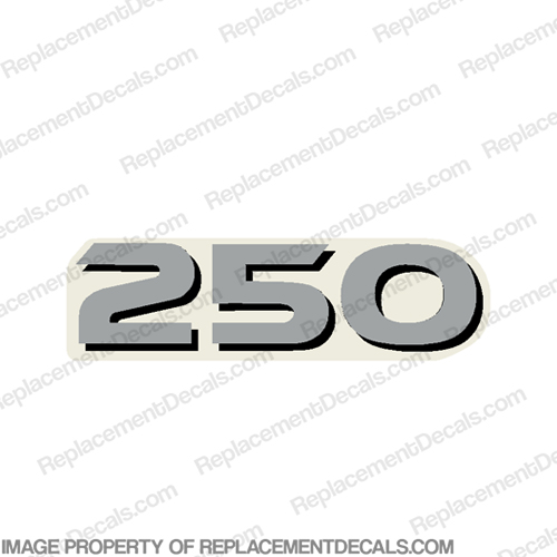 Yamaha "250" HPDI Decal - Rear INCR10Aug2021