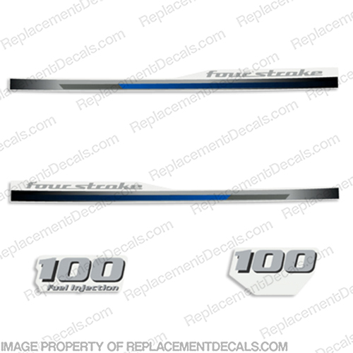 Yamaha 100hp Decals - 2013+ 100, INCR10Aug2021