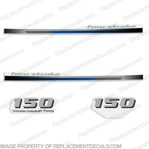 Yamaha 150hp Decals - 2010+ (Partial Kit) - Y-150-13-P