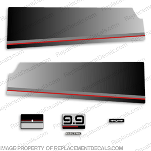 Yamaha 1985 9.9hp Decals (Partial Kit) 85, 9.9, 9, INCR10Aug2021