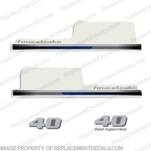 Yamaha 40hp (F40) Decals (Partial Kit) INCR10Aug2021