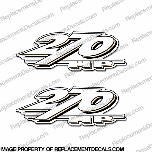 Yamaha LS2000 270hp Decals (Set of 2) - Beige INCR10Aug2021