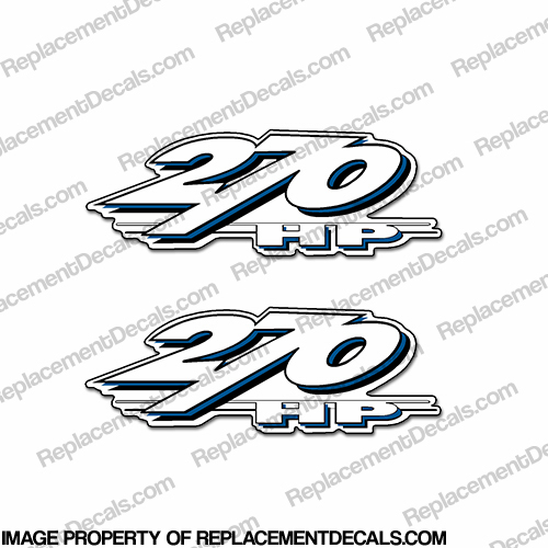 Yamaha LS2000 270hp Decals (Set of 2) - Blue INCR10Aug2021