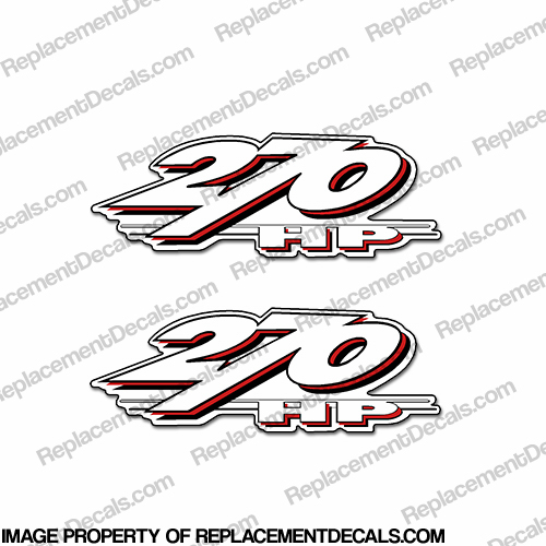 Yamaha LS2000 270hp Decals (Set of 2) - Red INCR10Aug2021