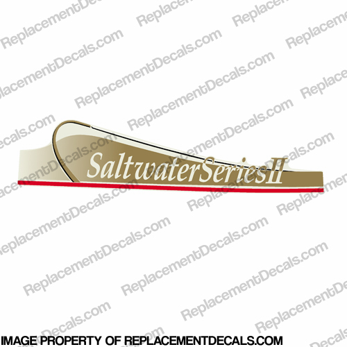 Yamaha Saltwater Series II Carb Single Decal - Left Side (Gold) INCR10Aug2021