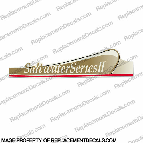 Yamaha Saltwater Series Ii Carb Single Decal Right Side Gold