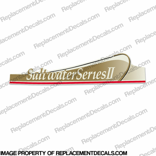 Yamaha Saltwater Series II Carb Single Decal - Right Side (Gold) INCR10Aug2021