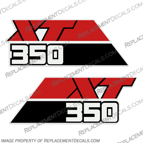 Yamaha XT350 Dirtbike Decals - 1986 yamaha, xt350, xt, 350, dirtbike, dirt, bike, decal, decals, offroad, off, road, motorcross, 2-wheeler, 