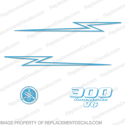 Yamaha Hydrasport Lightning 300 HP Decal Kit - Any Color! (Partial Kit) 300, 300 HP, hydrasport yamaha, INCR10Aug2021